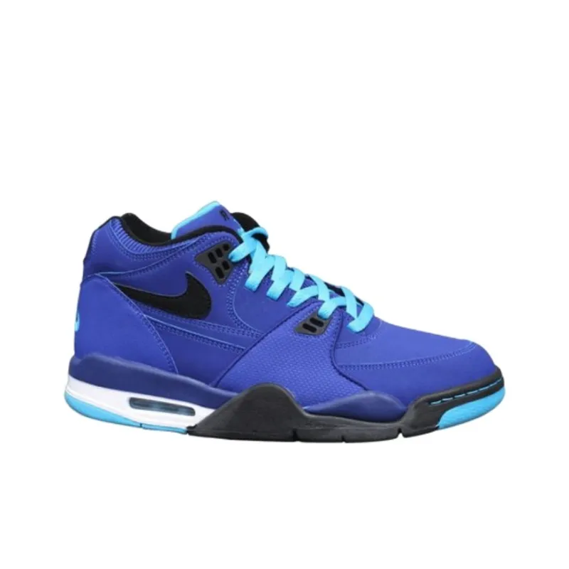 Nike Air Flight '89 Dark Royal Blue/Black Current Blue White-1