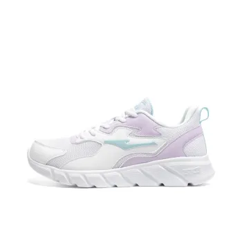 Erke Low Top Running Shoes Women's White/Purple