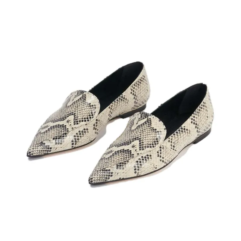 Aeyde Martha Loafers 0.8cm Women's Beige-2