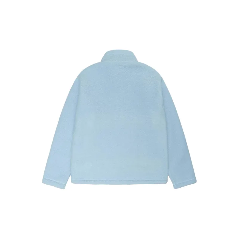 Stussy Half Zip Mock Polar Fleece Hoodie-6