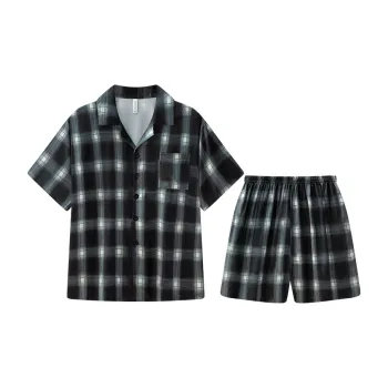 Lan Miao Pajama Set Men's BBA Ice Silk Men's G854