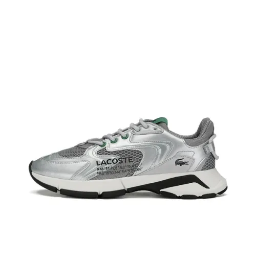 LACOSTE Metallic Lace-up Sneakers