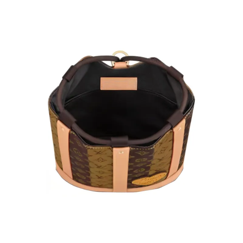 LOUIS VUITTON X Nigo Randonée Messenger Monogram Stripes Brown-2