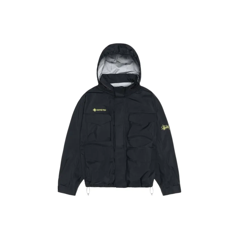 Stussy GORE-TEX M65 Jacket Black M - POIZON