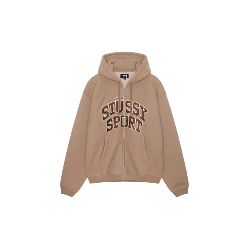 Stussy Sport Zip Hoodie Blue L - POIZON