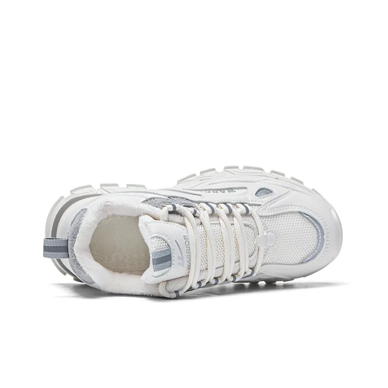 Warrior Lightweight Warm Low Top Chunky Sneakers Women's Beige Gray-2