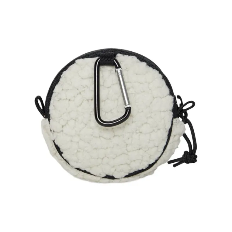 Converse Utility Pouch Velour Coin Purse Regular Unisex White-2