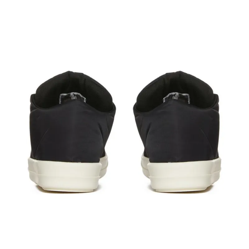 RICK OWENS Jumbo Lace Recycled Puffer Low Black Milk SS24-3