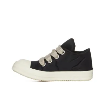 RICK OWENS Jumbo Lace Recycled Puffer Low Black Milk SS24