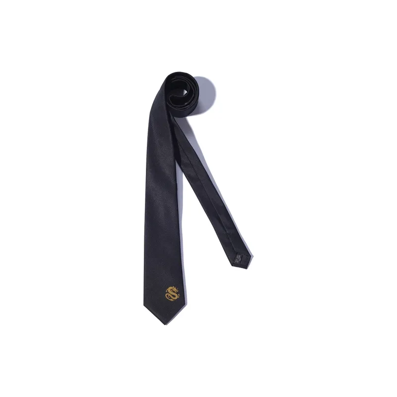 GIEVES CHARLES Mulberry Silk Handmade Embroidered Tie Men's-2