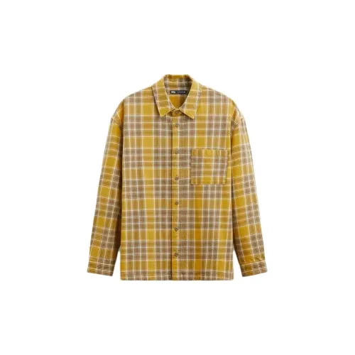 ZARA Shirts Men Yellow