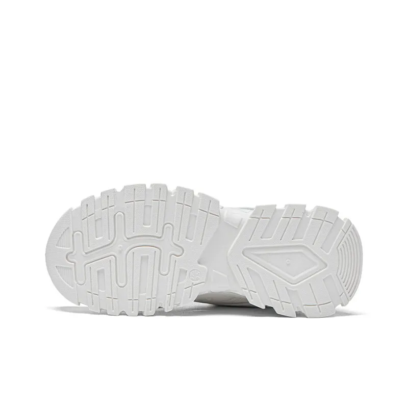 Warrior Lightweight Warm Low Top Chunky Sneakers Women's Beige Gray-4