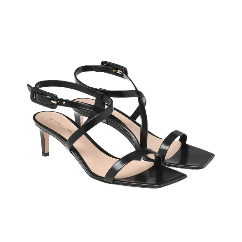 GIANVITO ROSSI Lindsay 60mm Leather Sandals-2
