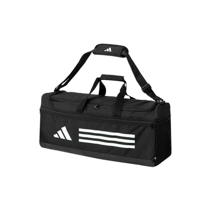 Adidas Polyester Handbag Shoulder Bag Crossbody Bag Gym Bag Large Size Unisex Black-4