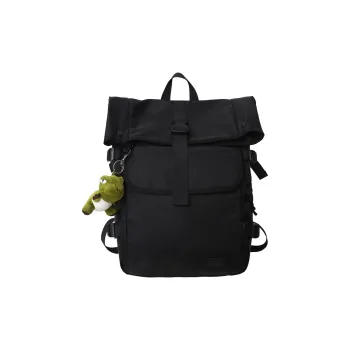 Deli Bear Nylon Backpack Unisex Black