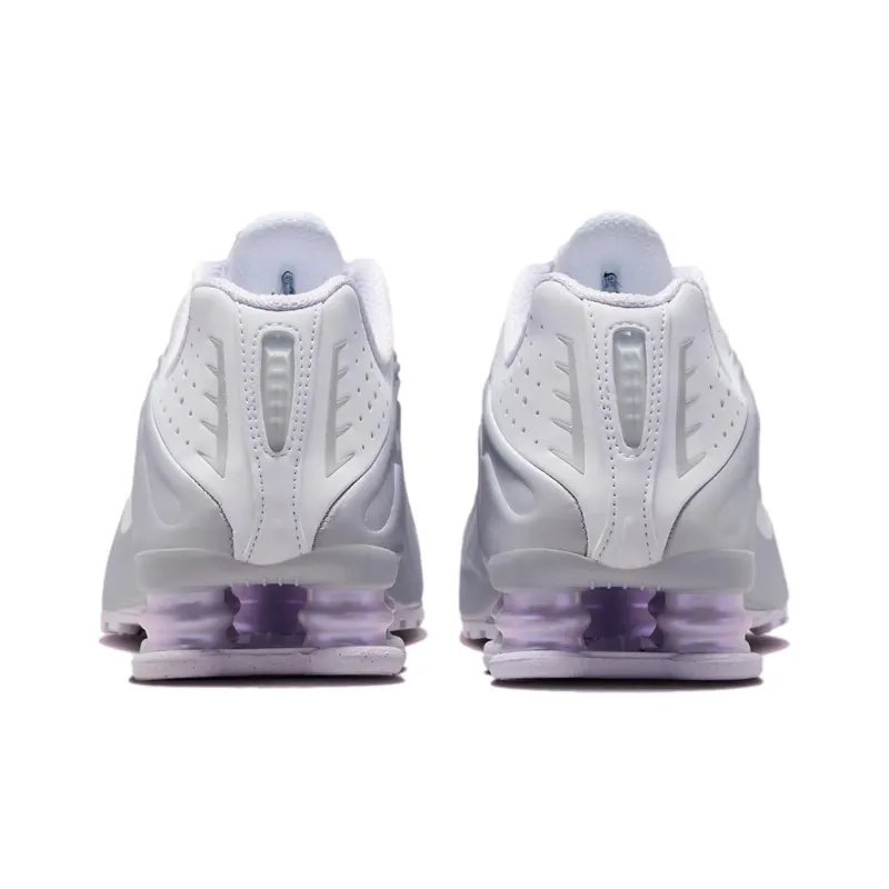 Nike Shox R4 White Metallic Platinum Barely Grape Women's-3