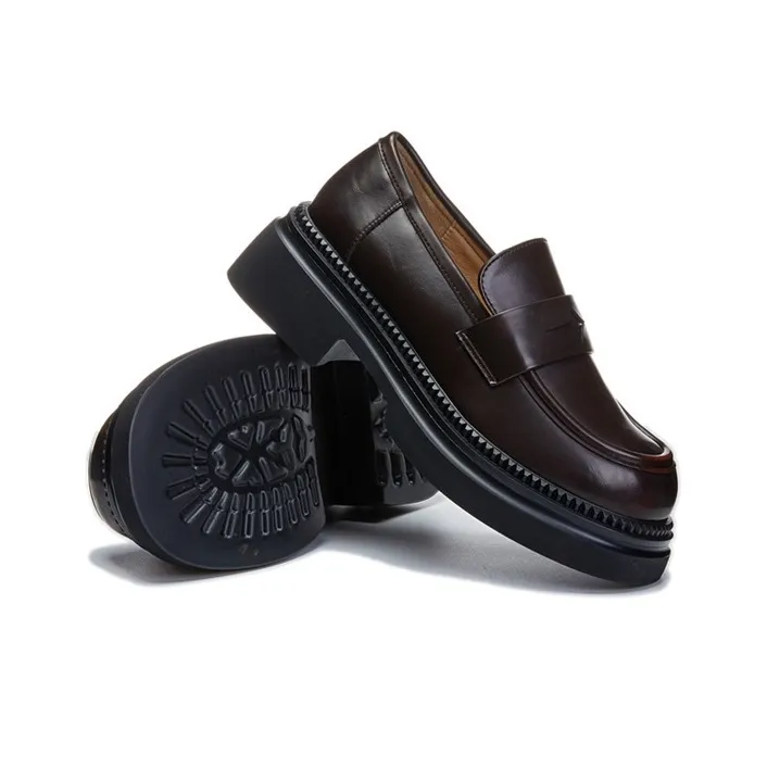 Lady's House Loafers Women's Black/Brown-9
