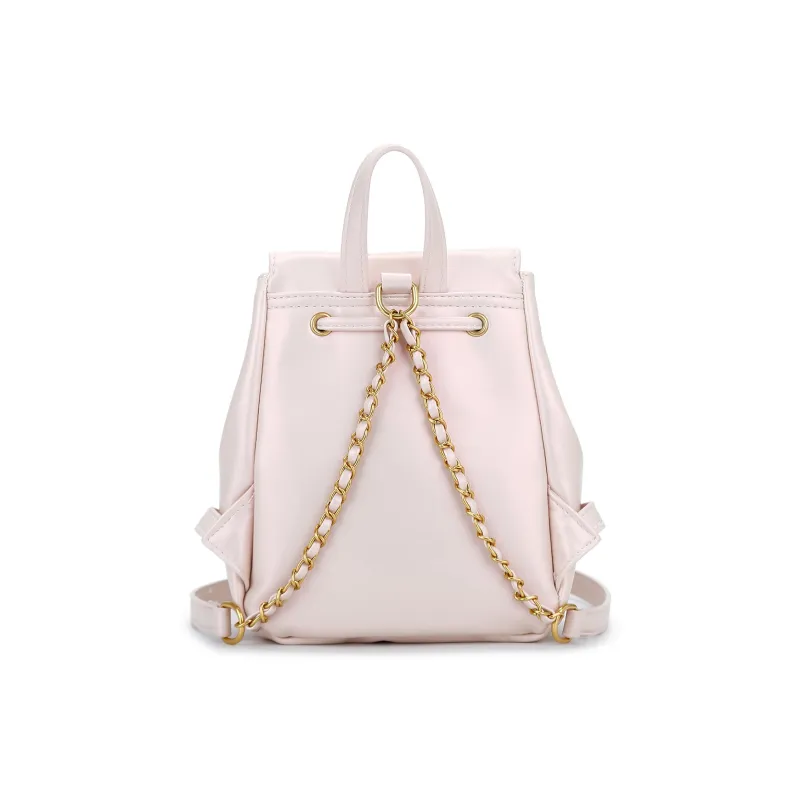 UNITE STAR PU Backpack Regular Women's Pearl White/Pearl Pink/Black/Silver-7