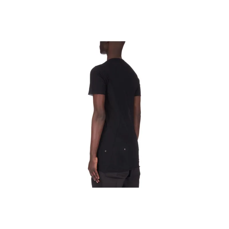 RICK OWENS/RO Lido Basic Ss T In Black Unstable Cotton T Shirt Men's Black-1