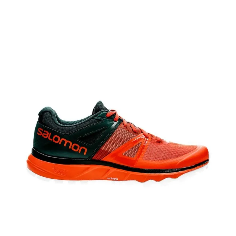 SALOMON Trailster Wear resistant And Lightweight Low Top Trekking Shoes Men's Red Black-1