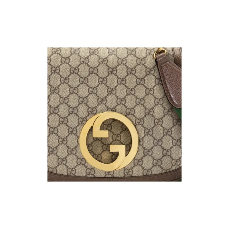 GUCCI Blondie Canvas With Leather Handbag, Shoulder Bag Women's-7