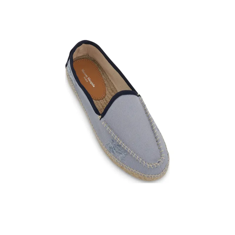 Maison Margiela Embroidered Canvas Espadrilles-5