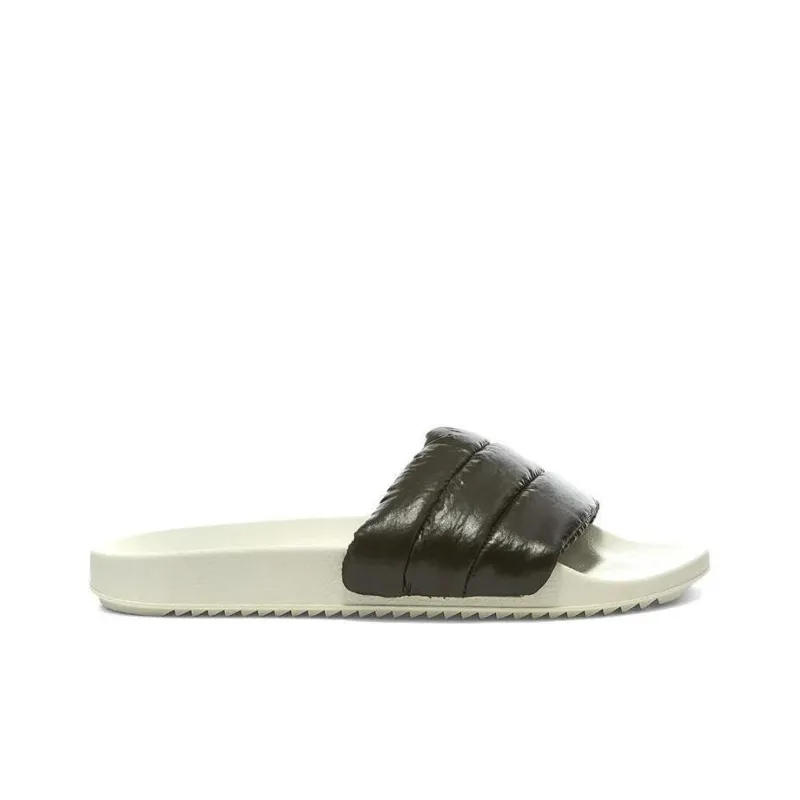 RICK OWENS/RO Rubber Sole Slide Slippers Men's Black White-1