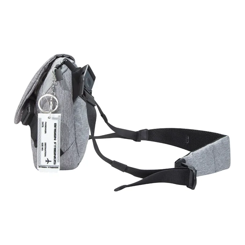GF Nylon Workwear Bag Cycling Bag Shoulder Bag Crossbody Bag Regular Unisex Gray-4