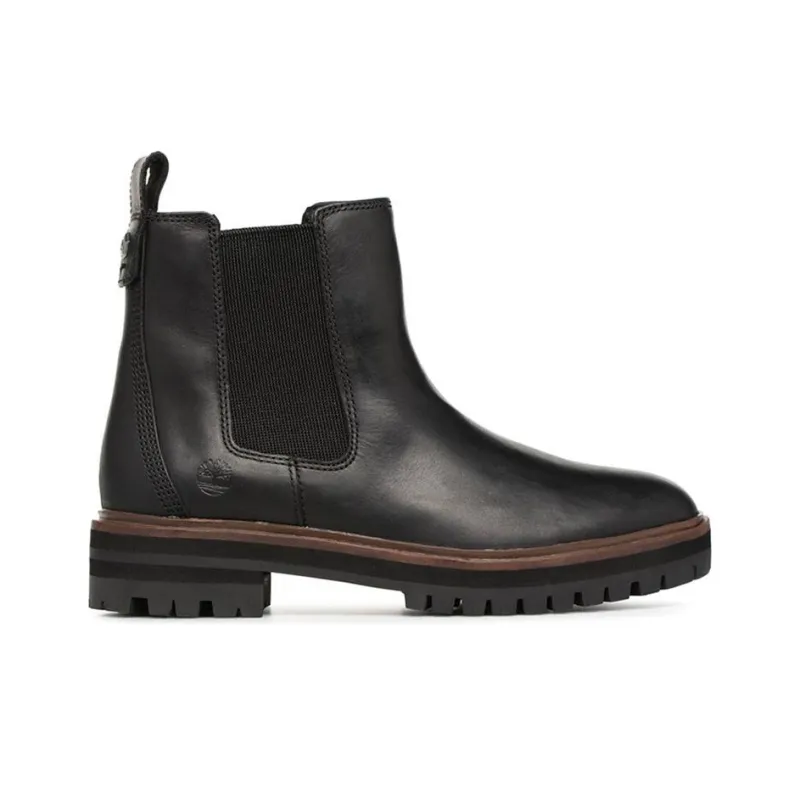 Timberland London Square Short Chelsea Boots Women's Black-1
