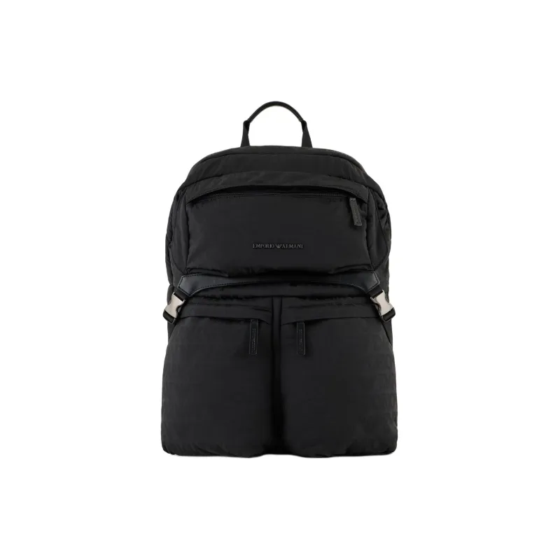 EMPORIO ARMANI Polyamide Backpack Men's Black-0