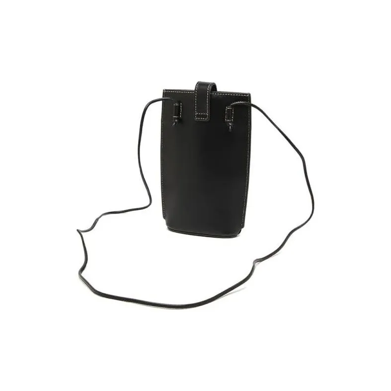 Furla Soft Cow Leather Shoulder Bag, Crossbody Bag Mini Women's Black-3
