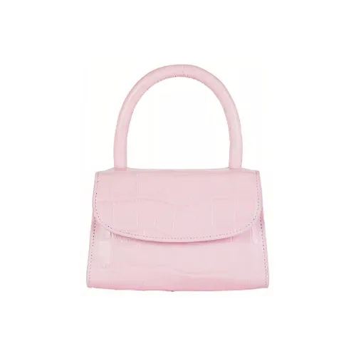 By Far Female Handbag Mini Croco Pink Satchels