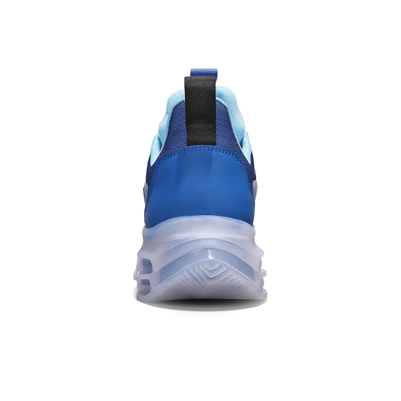 Warrior Durable Lightweight And Breathable Low Top Running Shoes Men's White Royal Blue-3