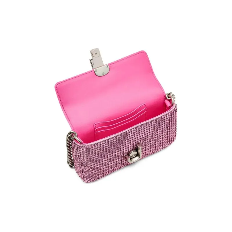 MARC JACOBS Embellished The Mini Soft Shoulder Bag-3