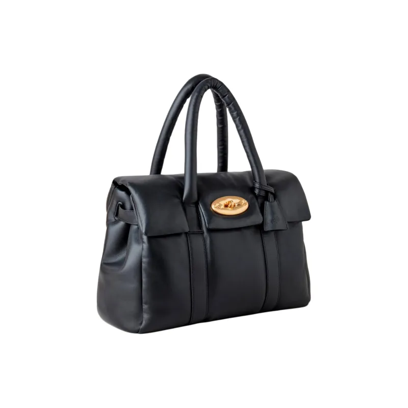 Mulberry Bayswater Pouch With Nappa Leather Handbag Women's Black-1