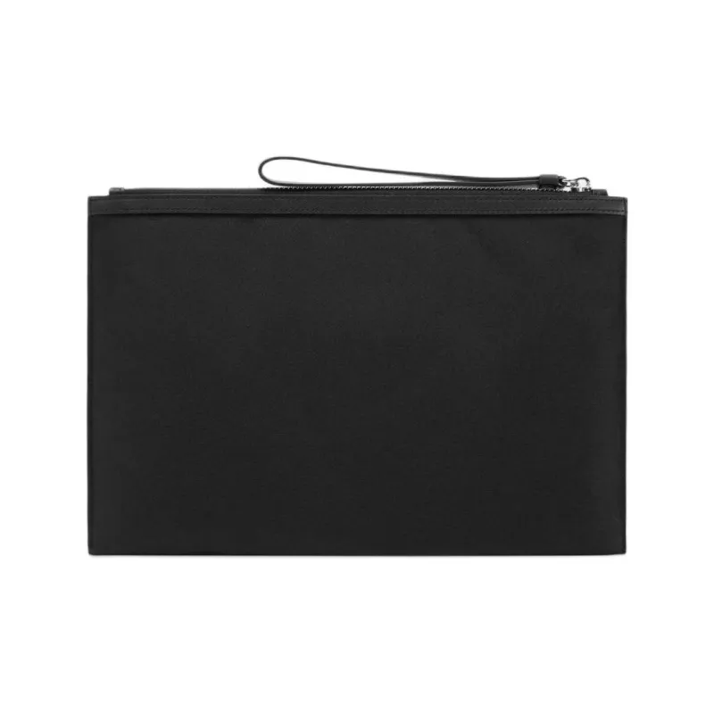 KENZO Polyester Clutch Large Size Men's Black-1