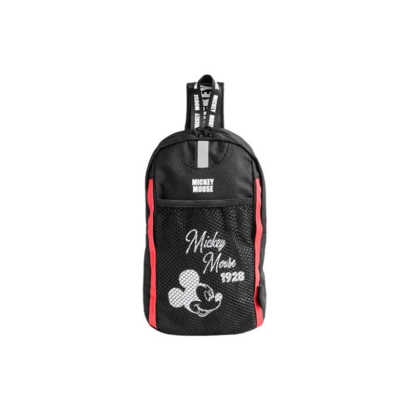 Disney Polyester Backpack Sling Bag Unisex Black/Yellow-0