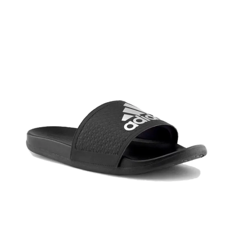 Adidas Adilette Cf Plus C Black Silver Metallic Black-3