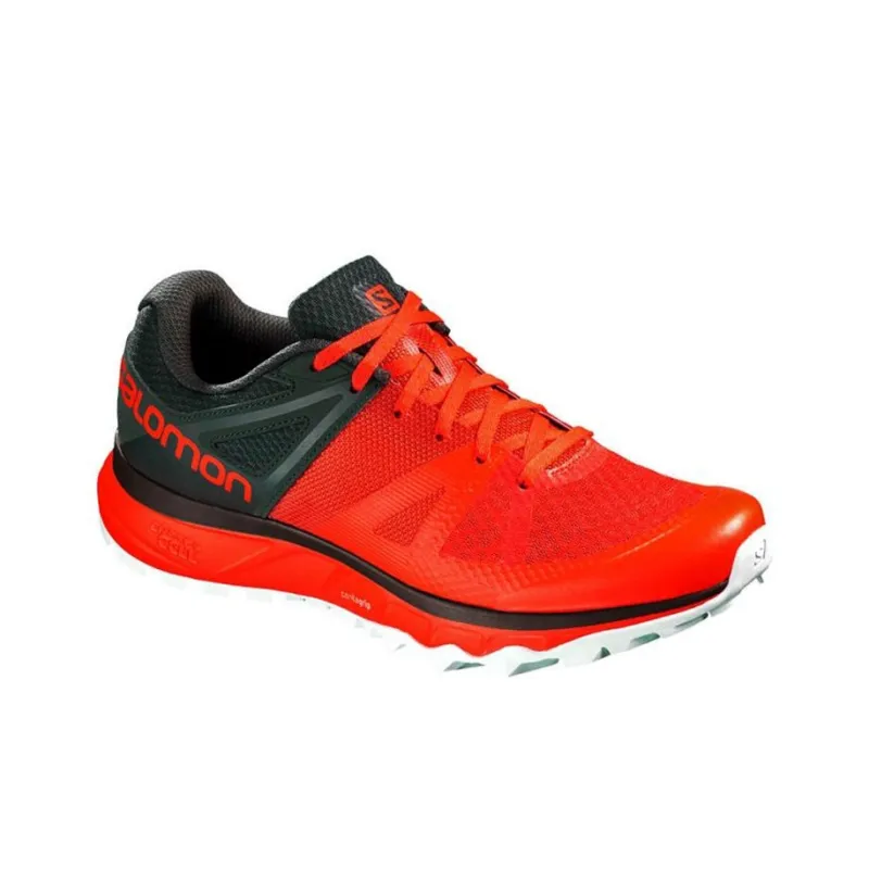 SALOMON Trailster Wear resistant And Lightweight Low Top Trekking Shoes Men's Red Black-2