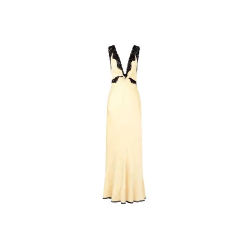 Rabanne Lace-trim Sleeveless Maxi Dress