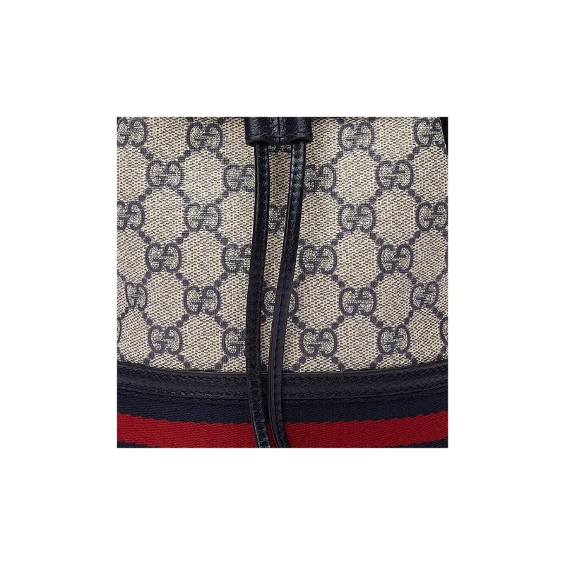 GUCCI Ophidia Canvas With Leather Trim Bucket Bags Crossbody Bag, Shoulder Bag Women's-7