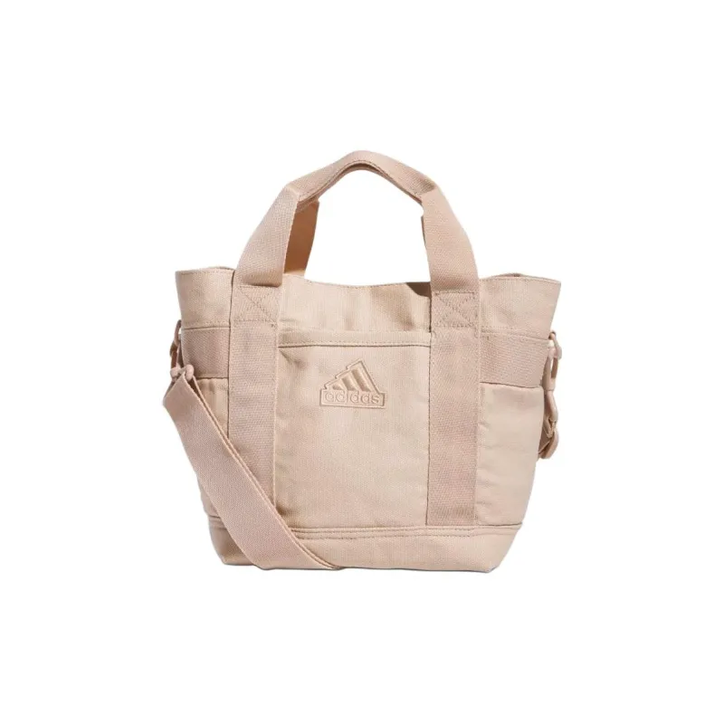 Adidas Canvas Canvas Bag Tote Bag Shopping Bag Shoulder Bag Crossbody Bag Handbag Mini Women's Iridescent Beige-0