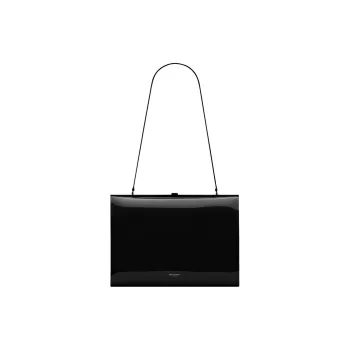 SAINT LAURENT LE ANNE-MARIE Ethylene One Shoulder Handbags Women's Black