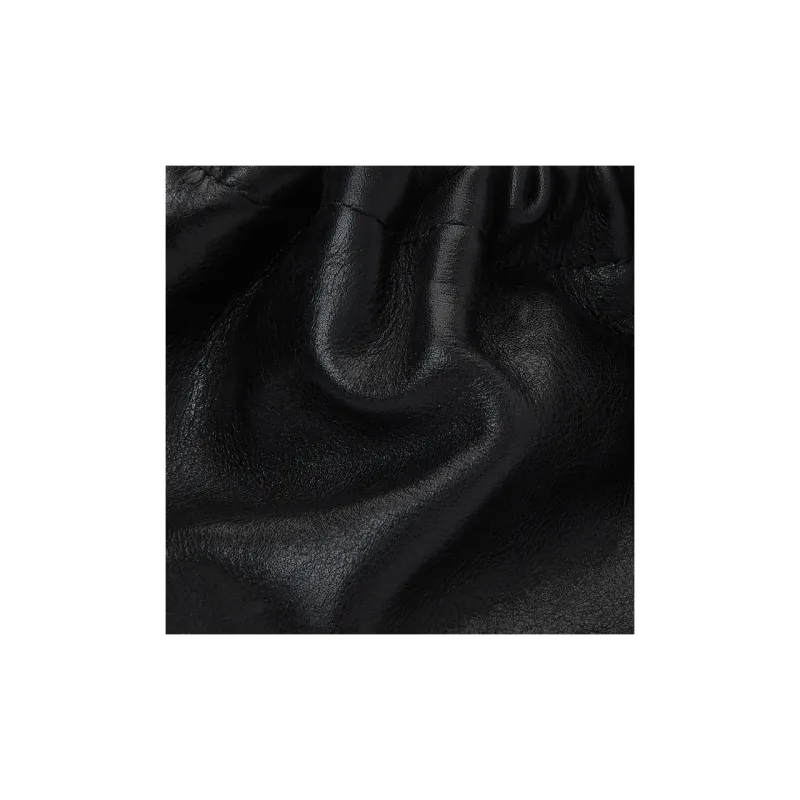 Alexander Wang Crackled Patent Leather One Shoulder Handbags Small Size Women's Black-3