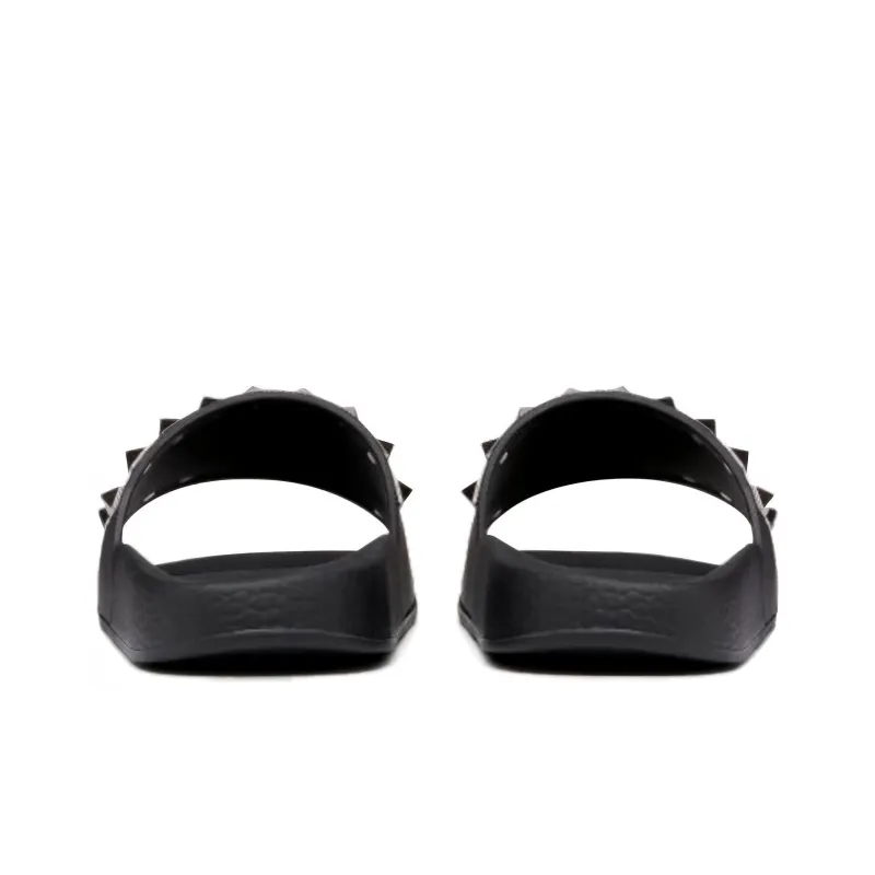 Valentino Women's Rockstud Slide 'Black'-4