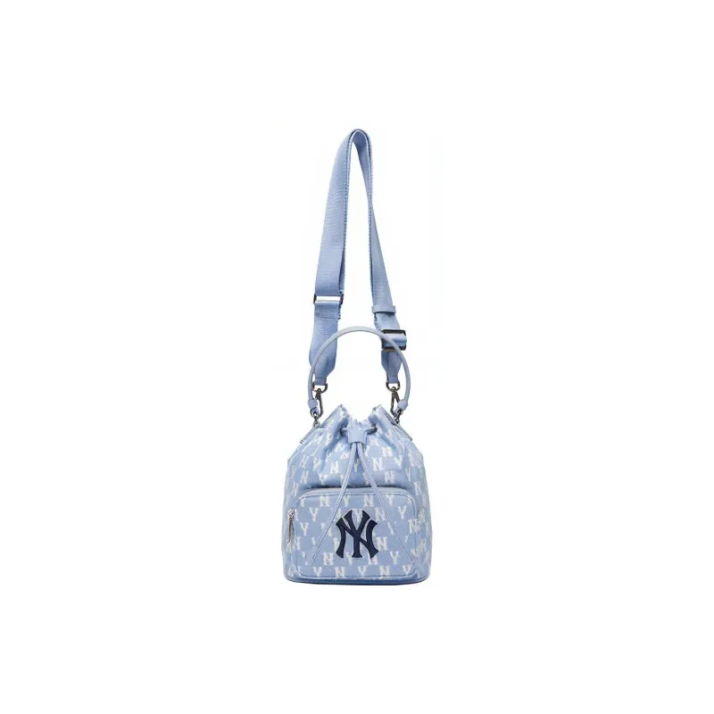 MLB Monogram Collection Polyester Bucket Bags Handbags Shoulder Bag Crossbody Bag Regular Women's Blue-4