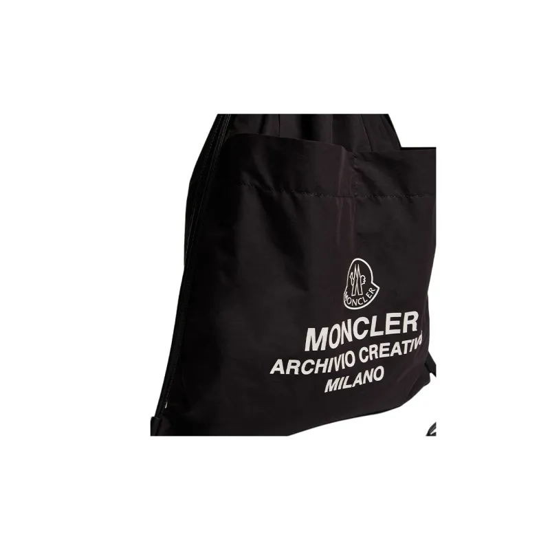Moncler Nylon Backpack, Tote Bag, Shopping Bag, Handbag Men's Black-4
