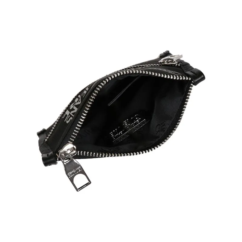 VERSACE JEANS COUTURE Fabric Messenger Bag Shoulder Bag Crossbody Bag Regular Men's Black-4