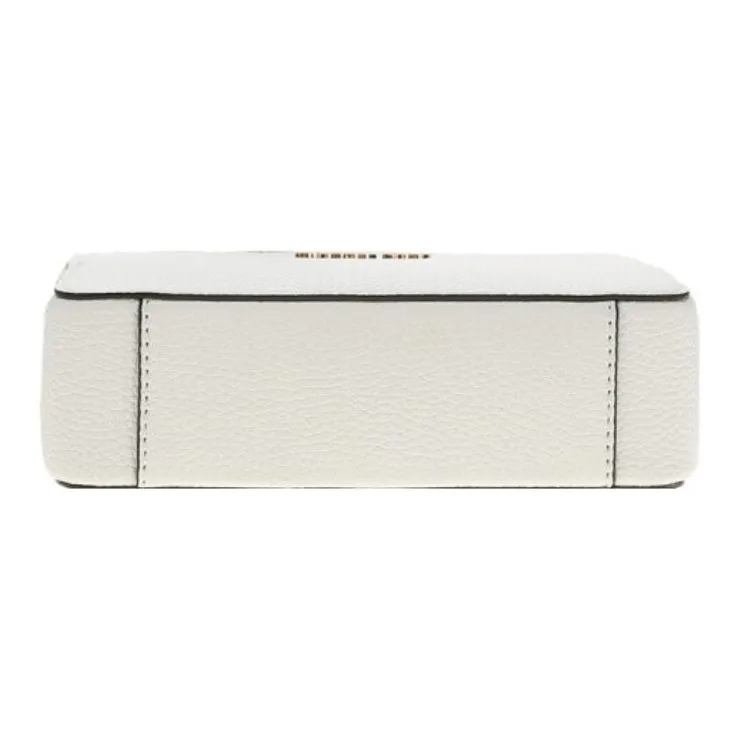 MICHAEL KORS Jet Set Leather Shoulder Bag, Crossbody Bag Trumpets Women's White-4