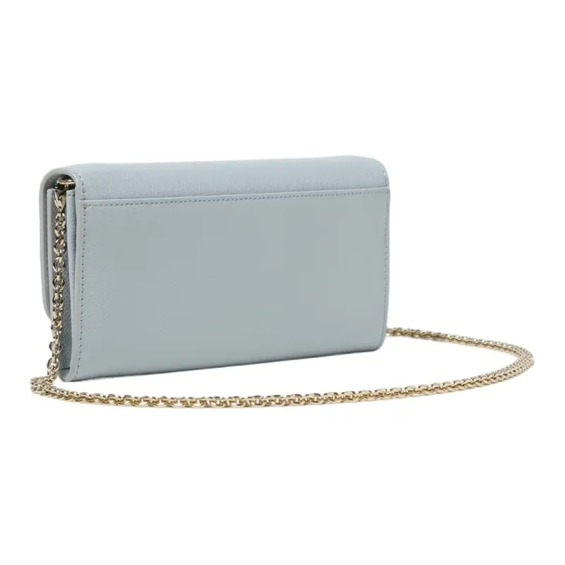 Furla 1927 Collection Leather Wallet Women's Gray-4